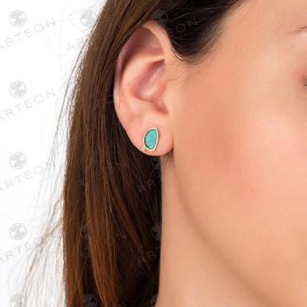 2. Orecchini lobo cocci blu Arteon 50286-000