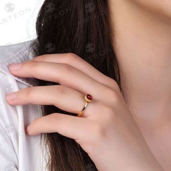 2. Anello piccolo riccio di mare smaltato rosso Arteon 23673-000
