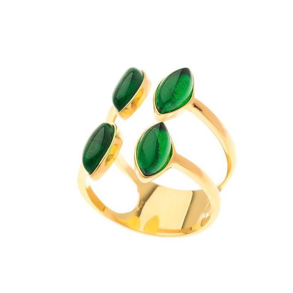 1. Anello cristalli verdi verde Arteon 23652-000