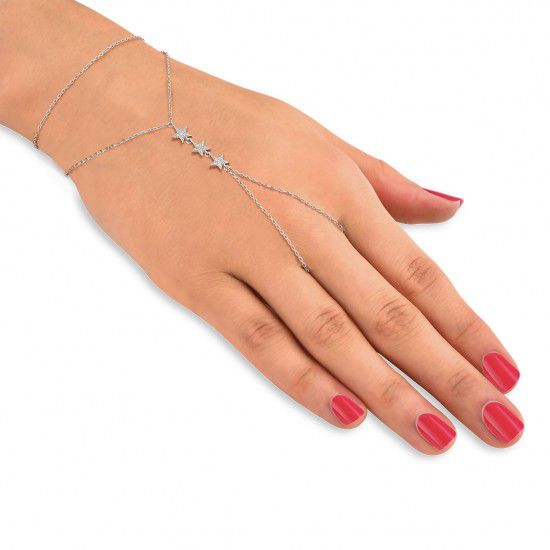 1. Stars Shahmaran, sterling silver handchain Gold