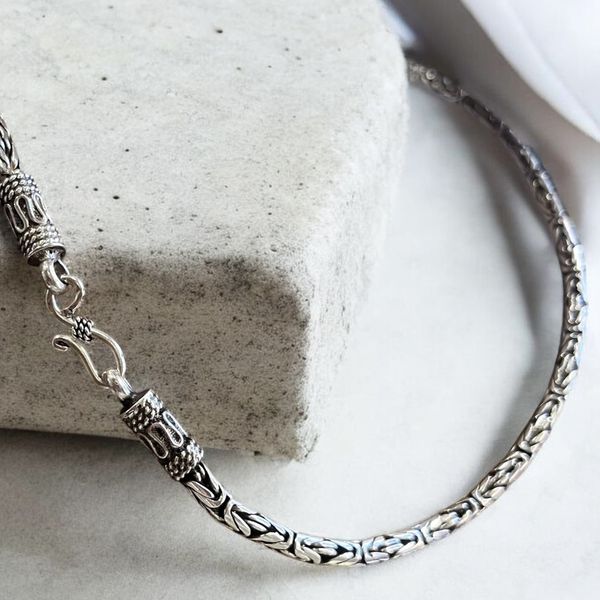 1. Collana borobudur grigio argento BRASS Workshop cb01