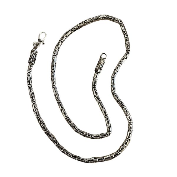 2. Collana borobudur grigio argento BRASS Workshop cb01