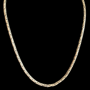 Borobudur necklace burnished BRASS Workshop