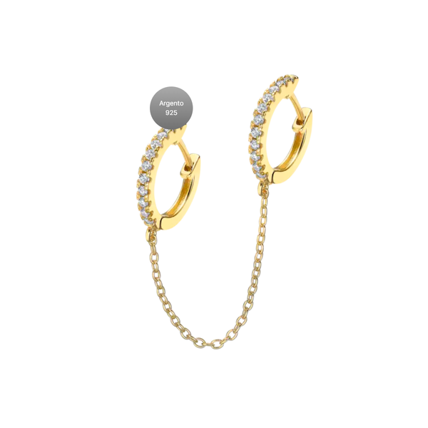 1. Orecchino LP3332 oro LOTUS Silver lp3332-9