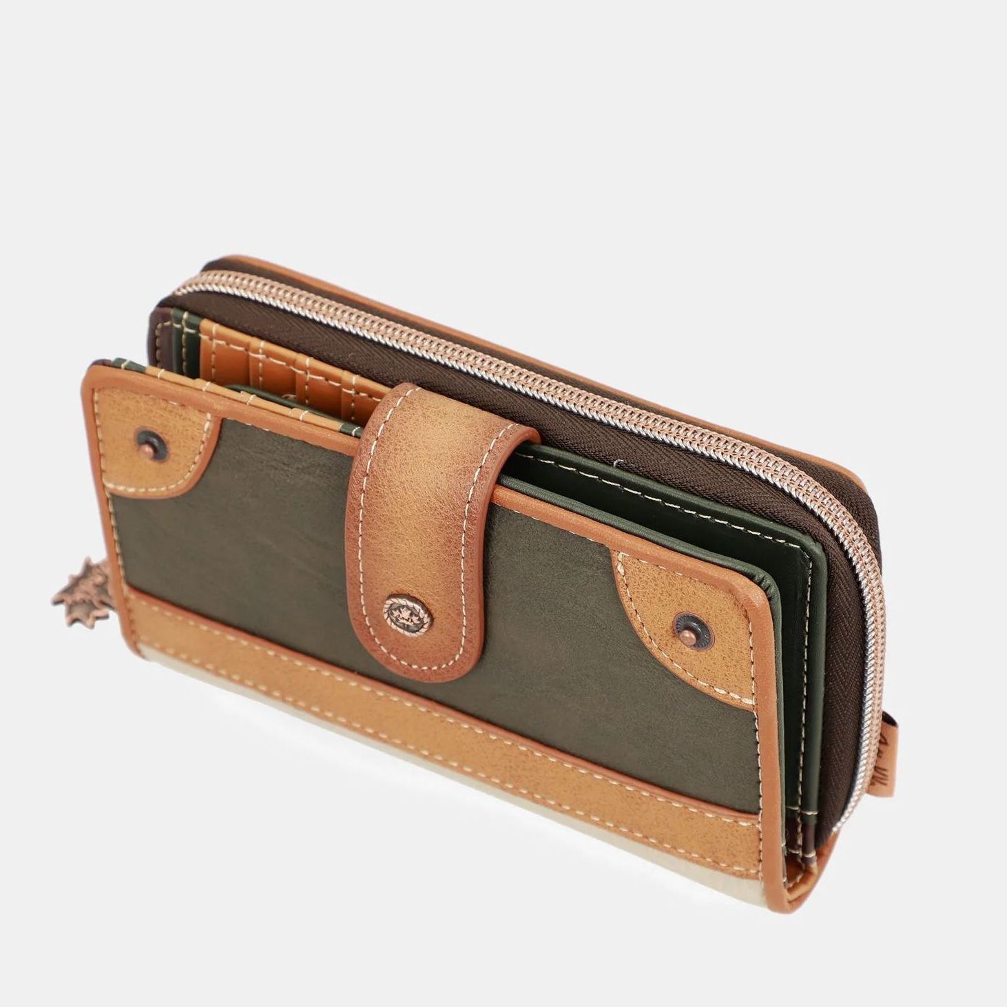 The Forest medium wallet brown Anekke 35609909