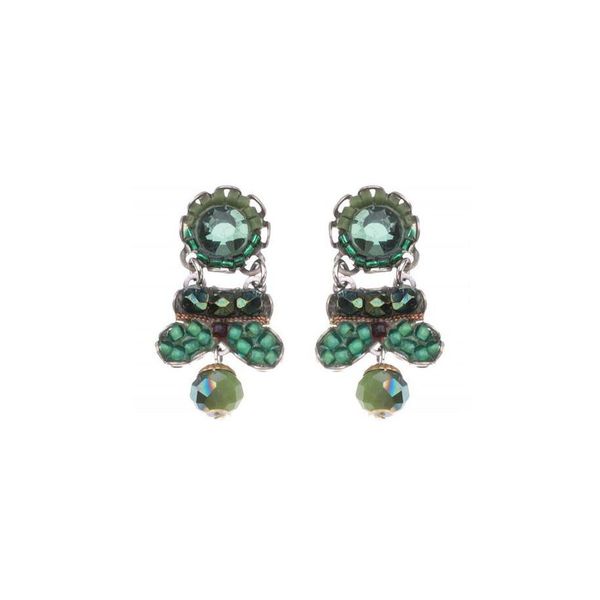 Parure Orecchini Art Decò Ametista Verde (prasiolite) - 925 - Foto 3