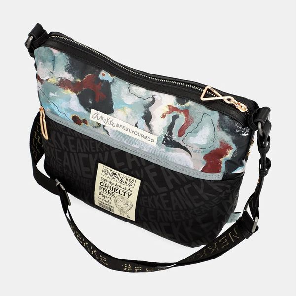 Borsa Tracolla Donna Tie-Dye - Grande E Fashion Con Multiple Tasche