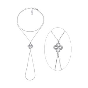 1. Clover, sterling silver shahmaran silver gray
