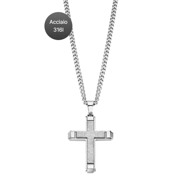 1. Necklace LS2256 grey LOTUS Style ls2256-1