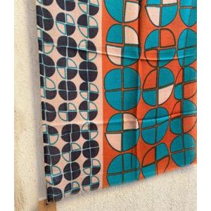 2. Wool scarf N523 orange BRASS Workshop n523