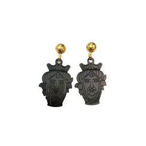 Orecchini mori di sicilia nero Antùra Accessori