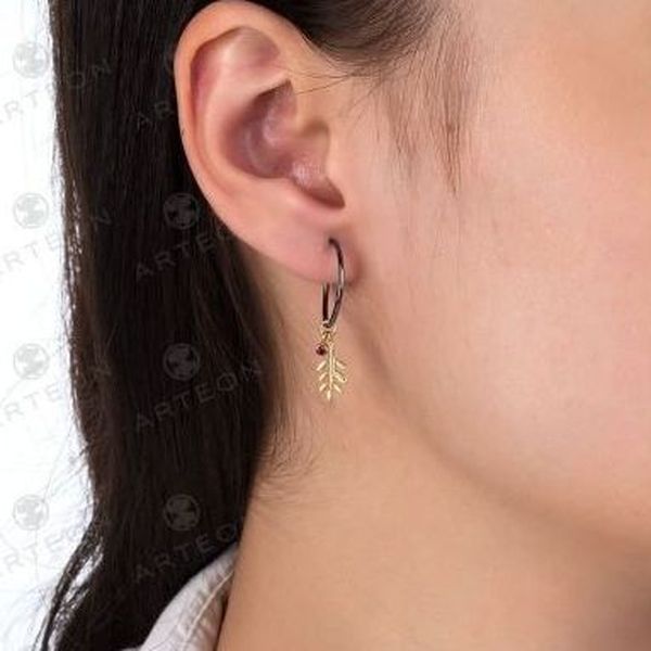 Yheakne Foglia Orecchio Arrampicatore Orecchini Argento Orecchio Crawler Orecchini Borchie Boemia Orecchini Minimalista Piuma Orecchini Gioielli Per Le Donne E Le Ragazze Regali