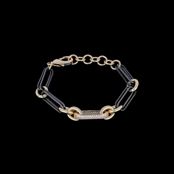 Bracciale Rigido Donna Simple Pledge 'Ohana' - Regolabile In Acciaio Inox, Colori: Argento, Oro, Oro Rosa