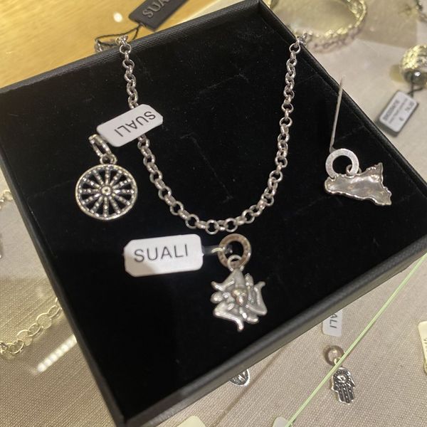 2. Rolò chain 3 mm silver grey Suali Gioielli bm1327