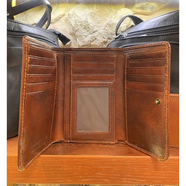 4. Portafogli donna IT-006 marrone BRASS Workshop it-006