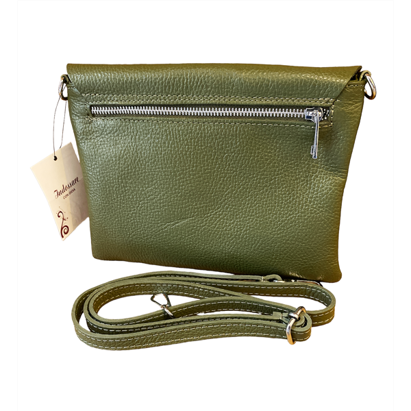 2. Pochette con patta verde BRASS Workshop tr242