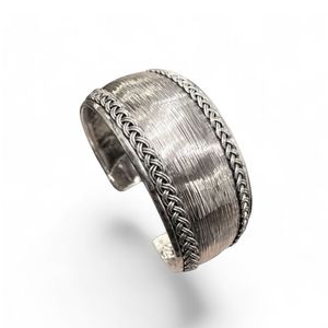 Bar40 silver bracelet silver grey BRASS Workshop