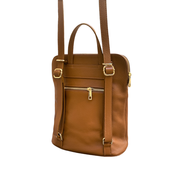 3. Borsa zaino marrone BRASS Workshop s7139