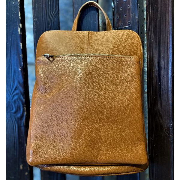 4. Borsa zaino marrone BRASS Workshop s7139