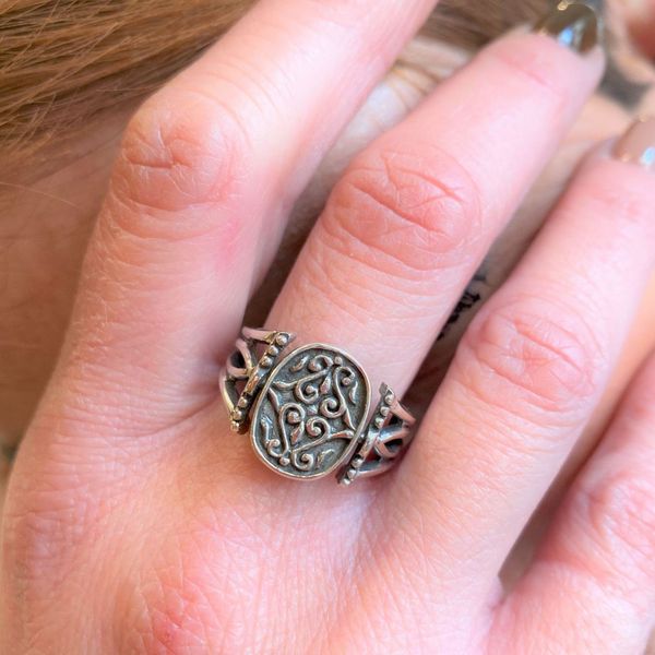 Anello Da Uomo Con Stella Di David Girevole - Anti-stress, Misure IT 14-27, In Acciaio Inossidabile