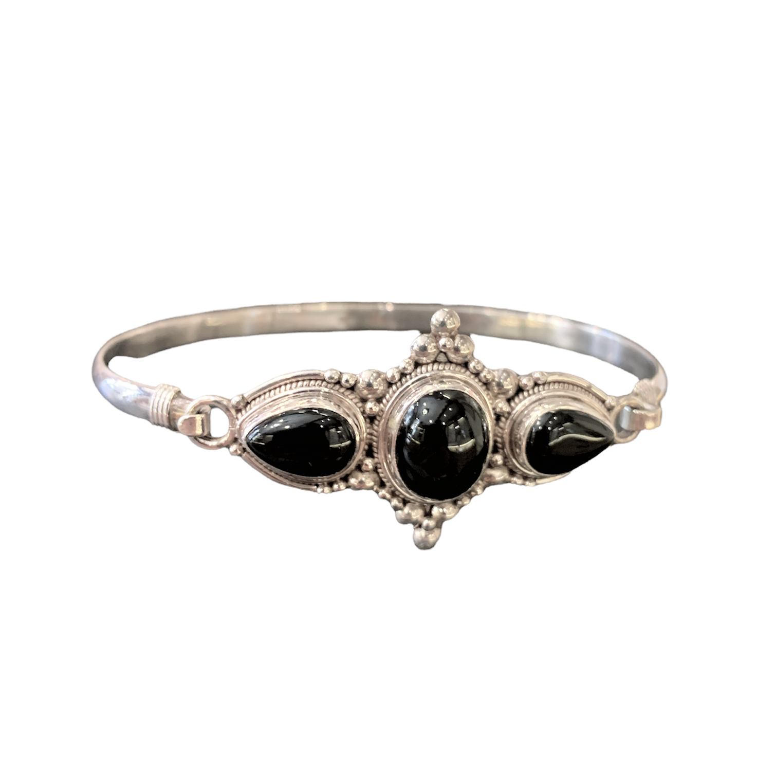 Bracciale Pietra Dura Onice Nero E Agata Verde 6mm | Mark - Foto 8