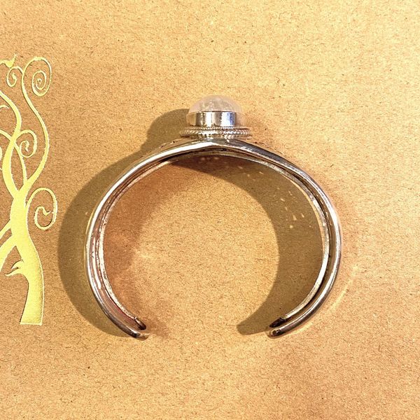 REDSUN Bracciale Con Pietra Di Luna E Simbolo Infinito - Argento Sterling 925, Ipoallergenico, Regalo Per Donna In Scatola - 2