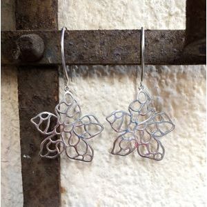 Orecchini Floriana grigio argento BRASS Workshop