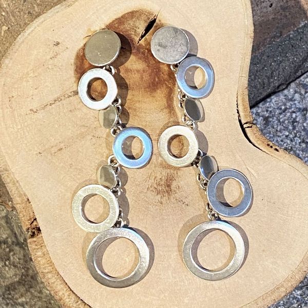 1. Orecchini Bollicine grigio argento BRASS Workshop g23or36
