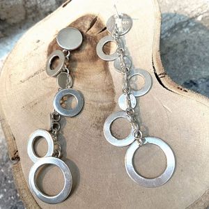 2. Orecchini Bollicine grigio argento