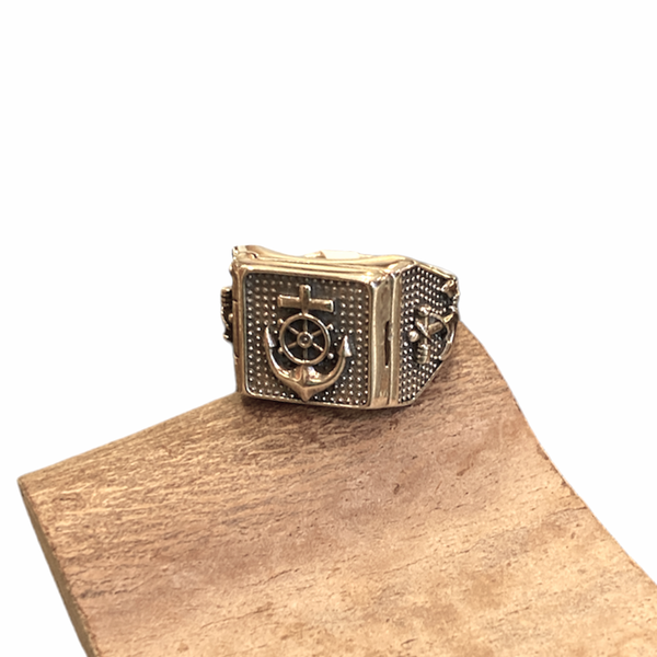 1. Anello Marina grigio argento BRASS Workshop g23a19