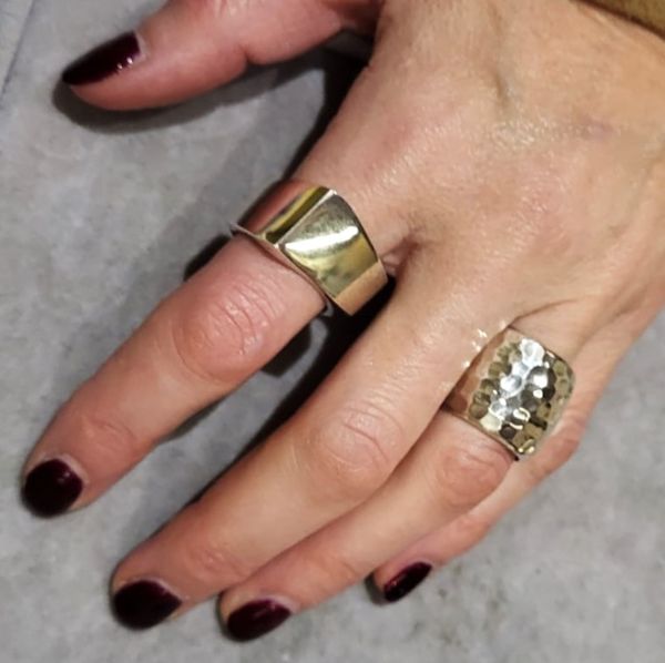 4. Wahi 2, silver ring silver grey BRASS Workshop f23a03