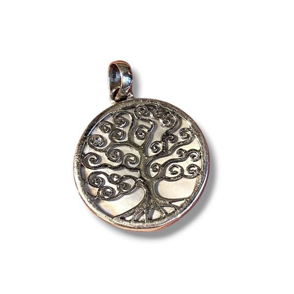 1. Pendente albero vita madreperla bianco BRASS Workshop bspe08