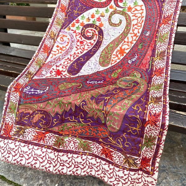 1. Sciarpa Wool 05 viola BRASS Workshop wool05