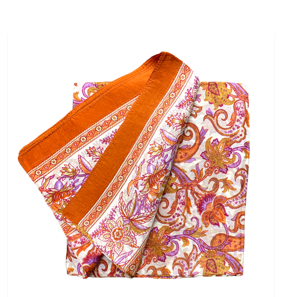 LIU JO Foulard beige in tessuto garzato con stampa 2F4106T0300 | Mancinelli 1954