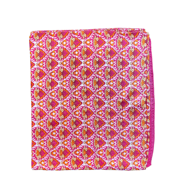3. 100% silk scarf B-2023 fuxia BRASS Workshop silk02