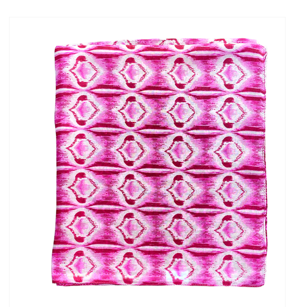 1. 100% silk scarf C-2023 fuxia BRASS Workshop silk03