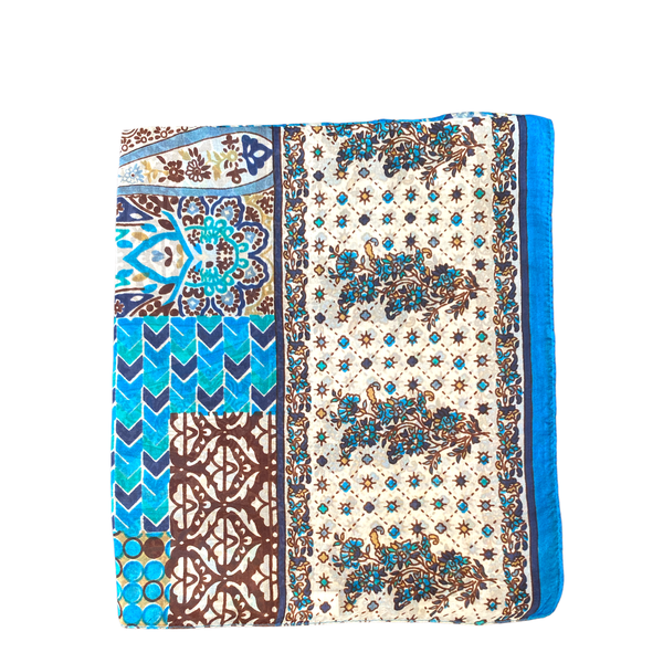 1. Foulard 100% seta Q-2023 azzurro BRASS Workshop silk17
