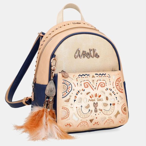 Backpack Amazon Mochila Anekke Tribe Medium Backpack Beige Anekke