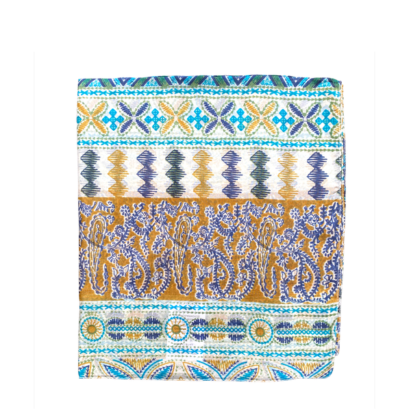 3. Foulard 100% seta W-2023 beige BRASS Workshop silk24