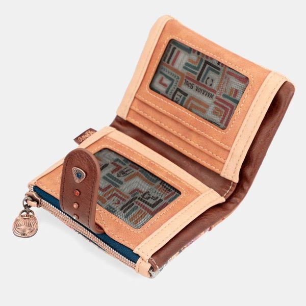 2. Portafogli flessibile Anekke Tribe beige Anekke 36629-910