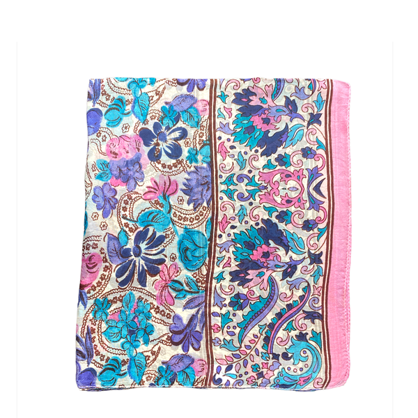 2. Foulard 100% seta Y-2023 rosa BRASS Workshop silk18