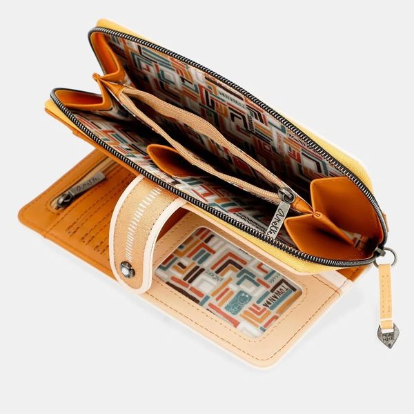 Portafoglio RFID Personalizzato History & Heraldry - Ingegnere, In Similpelle, 5 Tasche, Stile Retrò