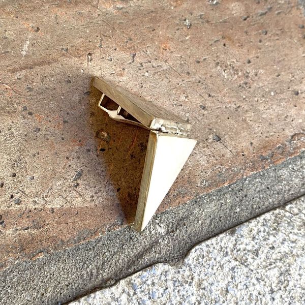 3. Pendente rombo madreperla bianco BRASS Workshop bspe13