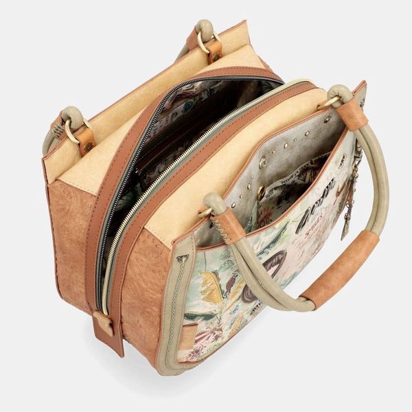 Anekke Borsa Bowling In Patchwork Con Tracolla Regolabile, Borse Alla Moda Donna, 26x18x12 Cm