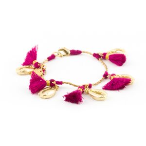 TH-B020 Tuhina bracelet magenta House Of Tuhina