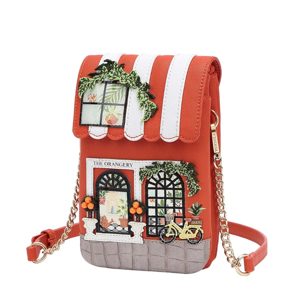 The Orangery pochette shoulder bag orange Vendula London k61472811