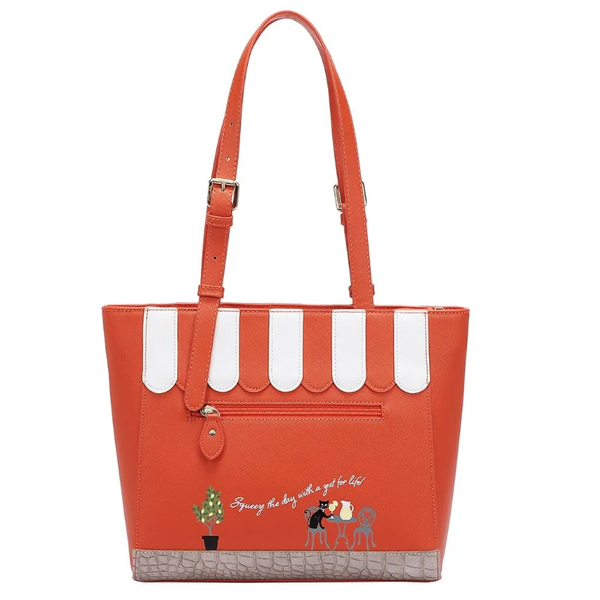 4. Borsa shopper The Orangery arancione Vendula London k11152811