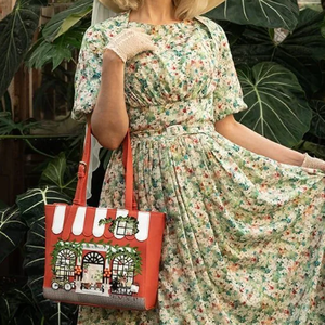1. Borsa shopper The Orangery arancione