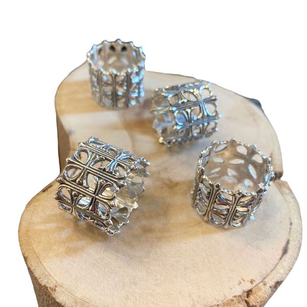 3. Celtic crosses ring silver grey BRASS Workshop f23a21