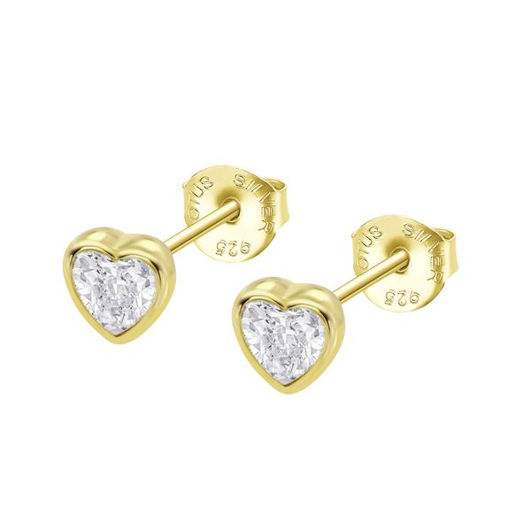 LP2000 Earrings gold LOTUS Silver